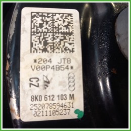 Servofreno Pompa Freni Depressore ATE 0211105237 AUDI A4 8K 2.0 TDI 8K0612107B