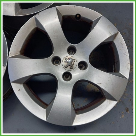 Cerchio Singolo in Lega PEUGEOT 3008 (dal 04/2009) 17 pollici 17" 7.5J 4x108 ET 29 originale usato al pz