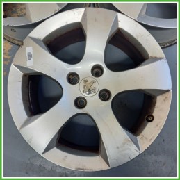 Cerchio Singolo in Lega PEUGEOT 3008 (dal 04/2009) 17 pollici 17" 7.5J 4x108 ET 29 originale usato al pz