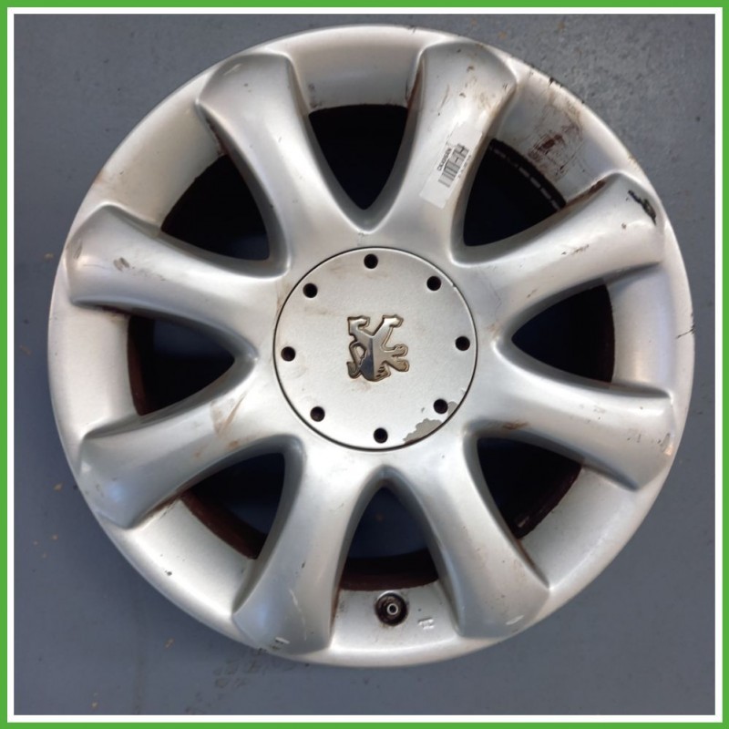 Cerchio Singolo in Lega PEUGEOT 807 (dal 09/2002) 16 pollici 16" 7.0J 5x98 ET 27 originale usato al pz