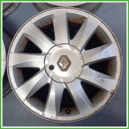 Cerchi in Lega RENAULT MEGANE 2a Serie (dal 02/2006) 16 pollici 16" 6.5J 4x114.3 ET 49 4pz originali usati