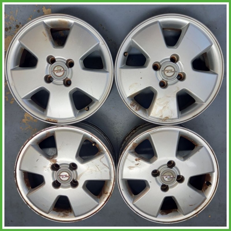Cerchi in Lega OPEL ASTRA (T98) (dal 03/1998 al 09/2004) 15 pollici 15" 6.0J 4x100 ET 49 4pz originali usati