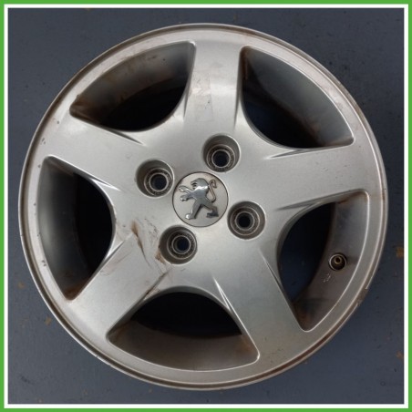 Cerchio Singolo in Lega PEUGEOT 206 (dal 09/1998 al 06/2009) 14 pollici 14" 5.5J 4x108 ET 34 originale usato al pz