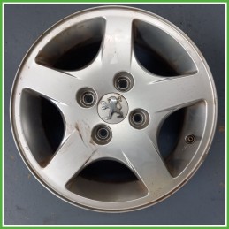 Cerchio Singolo in Lega PEUGEOT 206 (dal 09/1998 al 06/2009) 14 pollici 14" 5.5J 4x108 ET 34 originale usato al pz