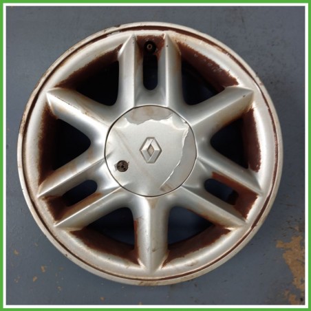 Cerchio Singolo in Lega RENAULT SCENIC (dal 03/1999 al 05/2003) 15 pollici 15" 6.0J 4x100 ET 43 originale usato al pz