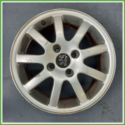 Cerchio Singolo in Lega PEUGEOT 206 (dal 09/1998 al 06/2009) 15 pollici 15" 6.5J 4x108 ET 28 originale usato al pz