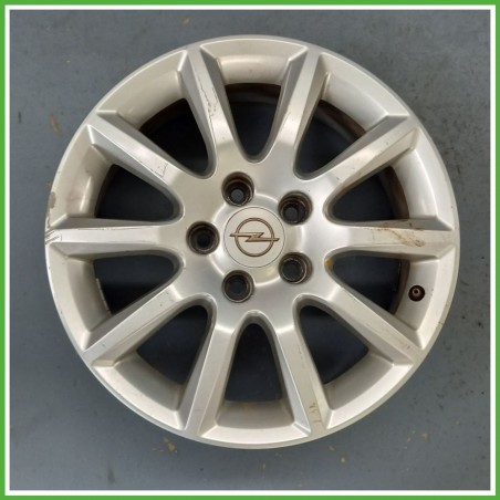 Cerchio Singolo in Lega OPEL ZAFIRA (A05) (dal 06/2005) 16 pollici 16" 6.5J 5x100 ET 37 originale usato al pz