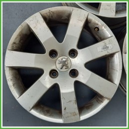 Cerchio Singolo in Lega PEUGEOT 308 (dal 08/2007) 16 pollici 16" 7.0J 4x108 ET 32 originale usato al pz