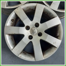 Cerchio Singolo in Lega PEUGEOT 308 (dal 08/2007) 16 pollici 16" 7.0J 4x108 ET 32 originale usato al pz