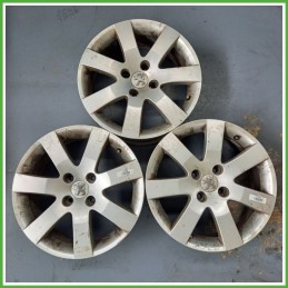 Cerchio Singolo in Lega PEUGEOT 308 (dal 08/2007) 16 pollici 16" 7.0J 4x108 ET 32 originale usato al pz