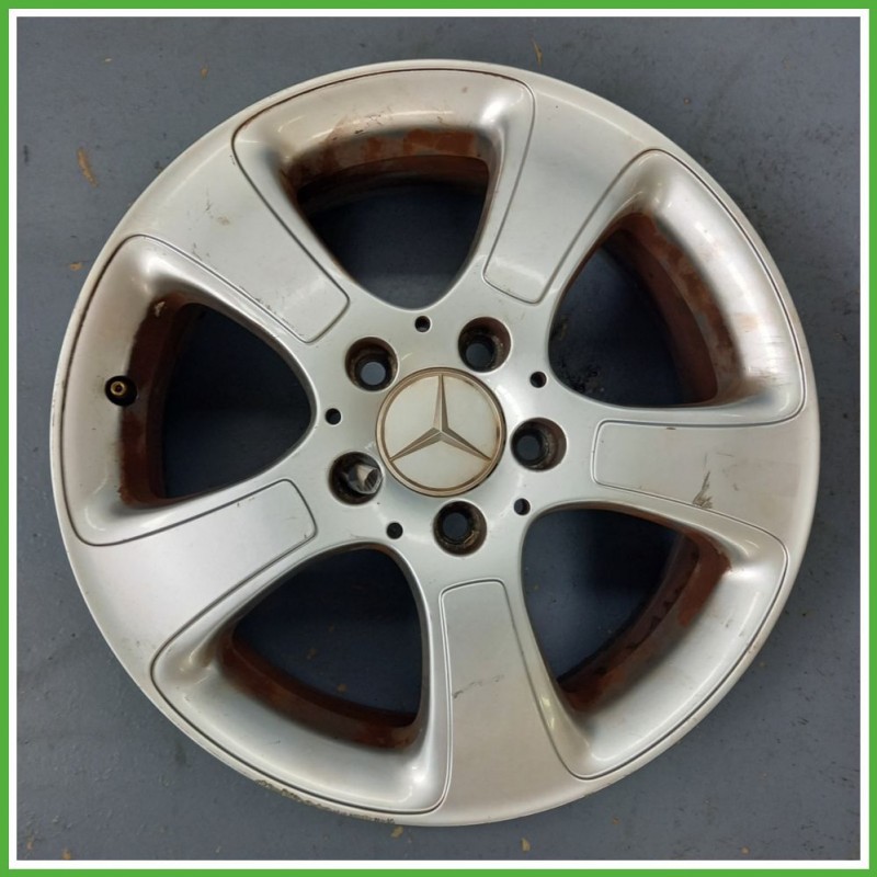 Cerchio Singolo in Lega MERCEDES-BENZ Classe A (W/C169) (dal 07/2004 al 04/2013) 16 pollici 16" 6.0J 5x112 ET 46 usato al pz