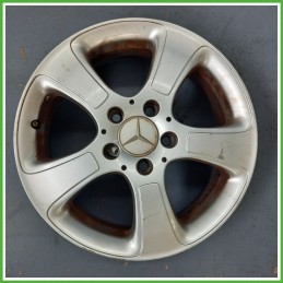 Cerchio Singolo in Lega MERCEDES-BENZ Classe A (W/C169) (dal 07/2004 al 04/2013) 16 pollici 16" 6.0J 5x112 ET 46 usato al pz