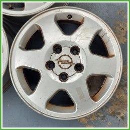 Cerchio Singolo in Lega OPEL ZAFIRA (T98) (dal 03/1999 al 12/2005) 15 pollici 15" 6.0J 5x110 ET 43 originale usato al pz