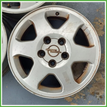 Cerchio Singolo in Lega OPEL ZAFIRA (T98) (dal 03/1999 al 12/2005) 15 pollici 15" 6.0J 5x110 ET 43 originale usato al pz