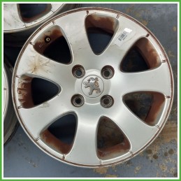 Cerchio Singolo in Lega PEUGEOT 307 (dal 04/2001 al 12/2006) 15 pollici 15" 6.0J 4x108 ET 27 originale usato al pz
