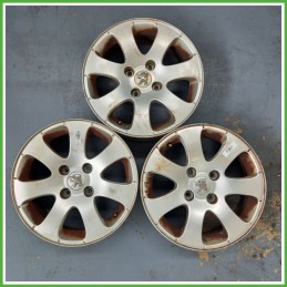 Cerchio Singolo in Lega PEUGEOT 307 (dal 04/2001 al 12/2006) 15 pollici 15" 6.0J 4x108 ET 27 originale usato al pz