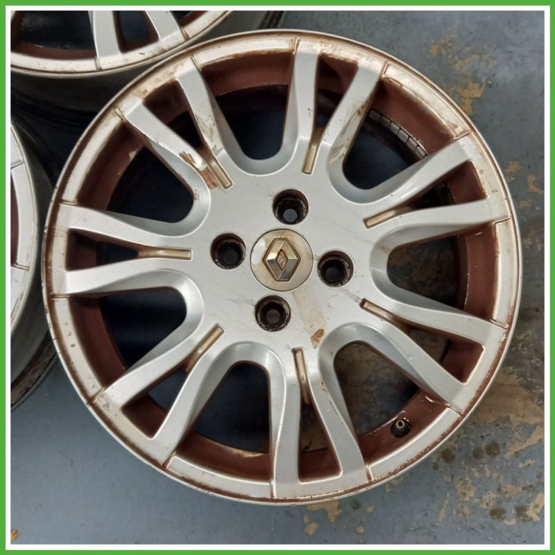 Cerchio Singolo in Lega RENAULT SCENIC 2a Serie (dal 06/2003 al 08/2009) 16 pollici 16" 6.5J 4x114.3 ET 49 usato al pz
