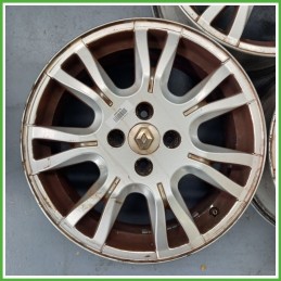 Cerchio Singolo in Lega RENAULT SCENIC 2a Serie (dal 06/2003 al 08/2009) 16 pollici 16" 6.5J 4x114.3 ET 49 usato al pz