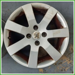 Cerchio Singolo in Lega PEUGEOT 308 (dal 08/2007) 16 pollici 16" 7.0J 4x108 ET 32 originale usato al pz