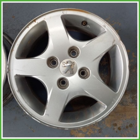 Cerchio Singolo in Lega PEUGEOT 206 (dal 09/1998 al 06/2009) 14 pollici 14" 5.5J 4x108 ET 34 originale usato al pz
