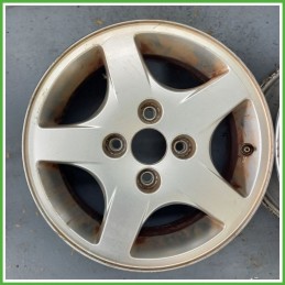 Cerchio Singolo in Lega PEUGEOT 206 (dal 09/1998 al 06/2009) 14 pollici 14" 5.5J 4x108 ET 34 originale usato al pz