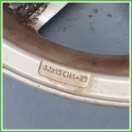 Cerchio Singolo in Lega PEUGEOT 207 (dal 04/2006 al 06/2009) 15 pollici 15" 6.0J 4x108 ET 23 originale usato al pz
