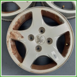 Cerchio Singolo in Lega PEUGEOT 206 (dal 09/1998 al 06/2009) 14 pollici 14" 5.5J 4x108 ET 34 originale usato al pz