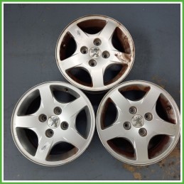 Cerchio Singolo in Lega PEUGEOT 206 (dal 09/1998 al 06/2009) 14 pollici 14" 5.5J 4x108 ET 34 originale usato al pz