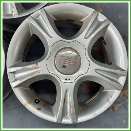 Cerchio Singolo in Lega SEAT IBIZA (6L) (dal 12/2001 al 08/2009) 15 pollici 15" 6.0J 5x100 ET 43 originale usato al pz