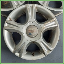 Cerchio Singolo in Lega SEAT IBIZA (6L) (dal 12/2001 al 08/2009) 15 pollici 15" 6.0J 5x100 ET 43 originale usato al pz