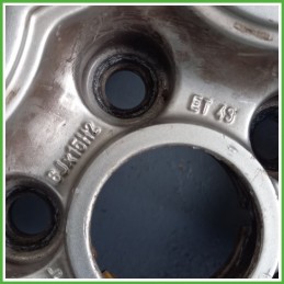 Cerchio Singolo in Lega SEAT IBIZA (6L) (dal 12/2001 al 08/2009) 15 pollici 15" 6.0J 5x100 ET 43 originale usato al pz