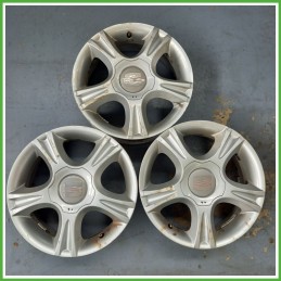Cerchio Singolo in Lega SEAT IBIZA (6L) (dal 12/2001 al 08/2009) 15 pollici 15" 6.0J 5x100 ET 43 originale usato al pz