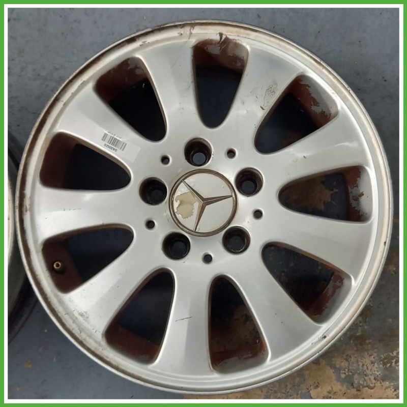 Cerchio Singolo in Lega MERCEDES-BENZ Classe A (W/C169) (dal 07/2004 al 04/2013) 15 pollici 15" 6.0J 5x112 ET 44 usato al pz