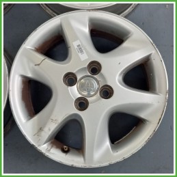 Cerchi in Lega TOYOTA COROLLA 5p (dal 01/2002 al 09/2004) 16 pollici 16" 6.0J 4x100 ET 45 4pz originali usati