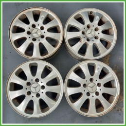 Cerchi in Lega MERCEDES-BENZ Classe A (W/C169) (dal 07/2004 al 04/2013) 15 pollici 15" 6.0J 5x112 ET 44 4pz originali usati