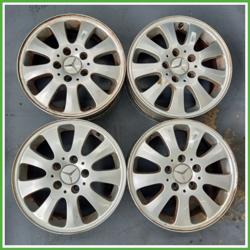 Cerchi in Lega MERCEDES-BENZ Classe A (W/C169) (dal 07/2004 al 04/2013) 15 pollici 15" 6.0J 5x112 ET 44 4pz originali usati