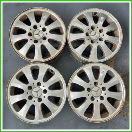 Cerchi in Lega MERCEDES-BENZ Classe A (W/C169) (dal 07/2004 al 04/2013) 15 pollici 15" 6.0J 5x112 ET 44 4pz originali usati
