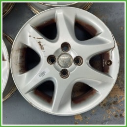 Cerchi in Lega TOYOTA COROLLA 5p (dal 01/2002 al 09/2004) 15 pollici 15" 6.0J 4x100 ET 45 4pz originali usati