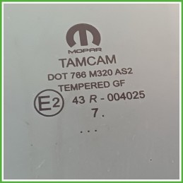Cristallo Laterale Scendente Posteriore Sinistro SX FIAT TIPO 6J 5 Porte 52065517 2015 2019 MOPAR 004026