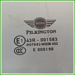Cristallo Laterale Scendente Anteriore Sinistro SX MINI MINI Countryman R60 5 Porte 51339800567 2010 2017 PILKINGTON