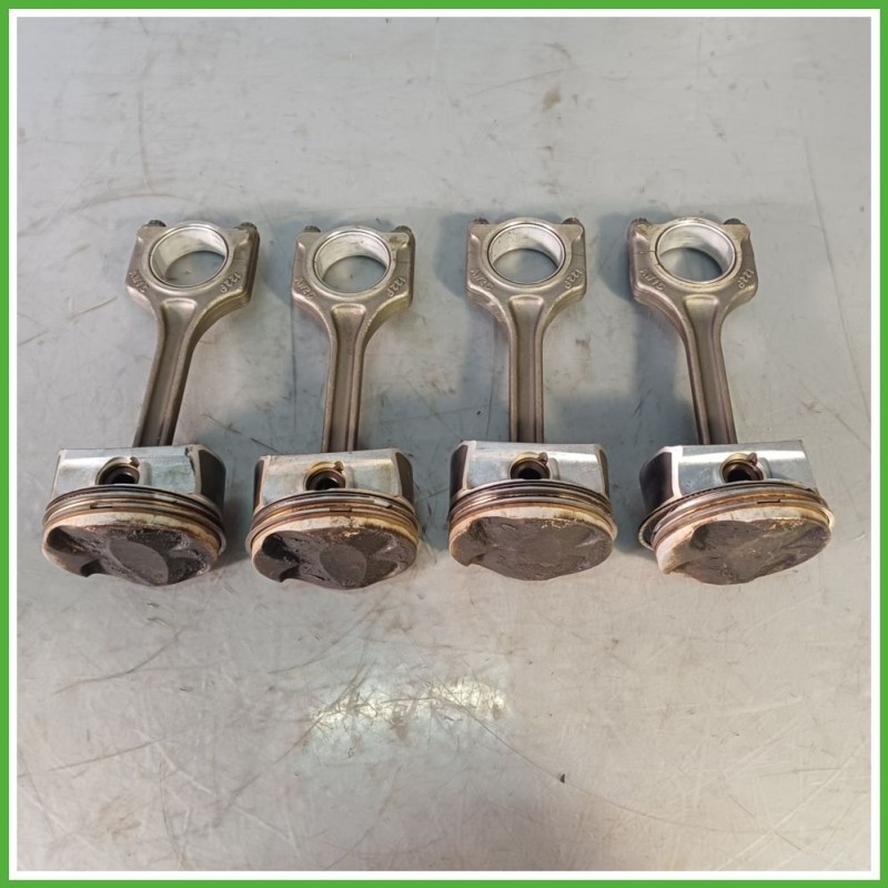 Set 4 Pistoni con biella PEUGEOT 208 8F02 1.4 1631728980 2012 2015