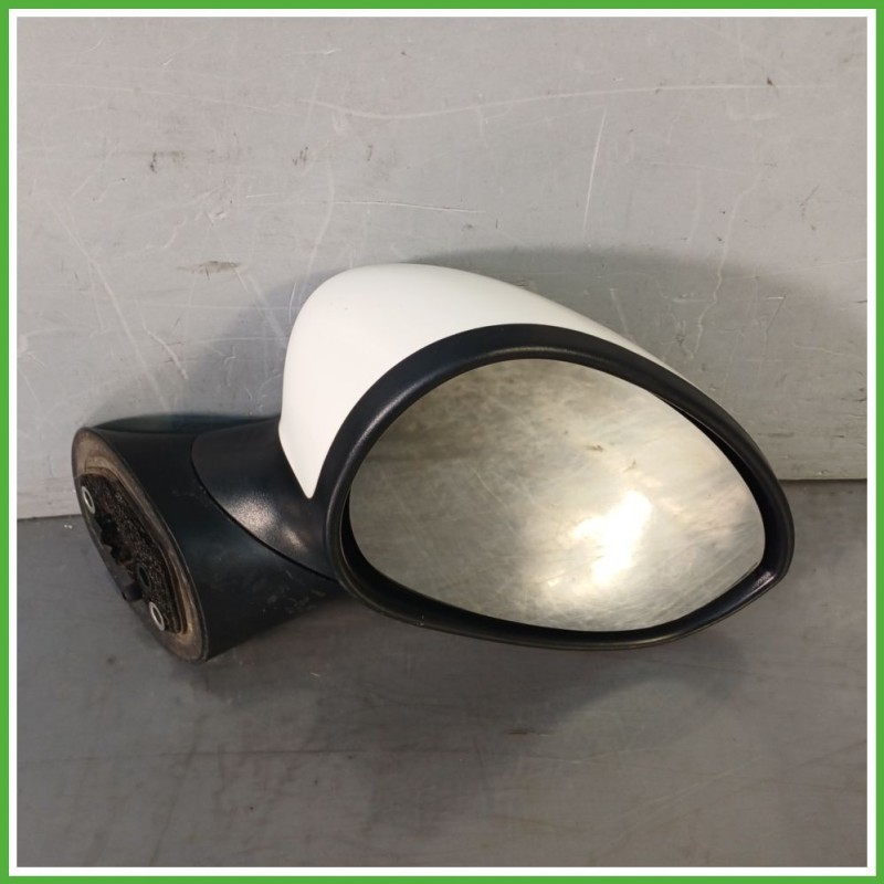 Specchio Specchietto Retrovisore Destro DX BIANCO GELATO 268 FIAT 500 3P 2007 2015 FICOSA FICOMIRRORS Originale Usato