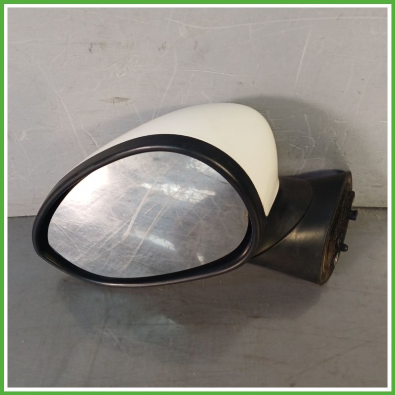 Specchio Specchietto Retrovisore Sinistro SX BIANCO GELATO 268 FIAT 500 3P 2007 2015 FICOSA FICOMIRRORS Originale Usato