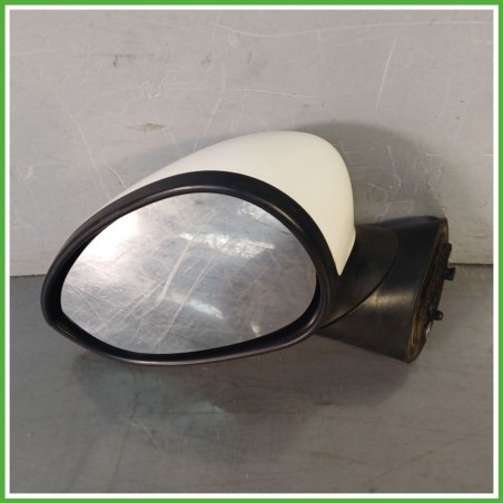 Specchio Specchietto Retrovisore Sinistro SX BIANCO GELATO 268 FIAT 500 3P 2007 2015 FICOSA FICOMIRRORS Originale Usato