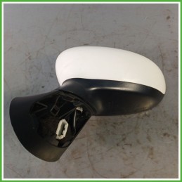 Specchio Specchietto Retrovisore Sinistro SX BIANCO GELATO 268 FIAT 500 3P 2007 2015 FICOSA FICOMIRRORS Originale Usato
