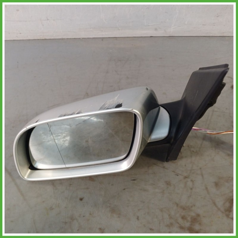 Specchio Specchietto Retrovisore Sinistro SX GRIGIO CHIARO 8E A7W VOLKSWAGEN POLO 9N 2001 2005 Originale Usato