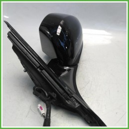 Specchio Specchietto Retrovisore Sinistro SX Nero Peugeot 308 3 Serie 2021 Psa 985644979V Originale Usato