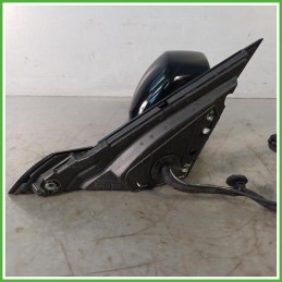Specchio Specchietto Retrovisore Sinistro SX Nero Peugeot 308 3 Serie 2021  Originale Usato