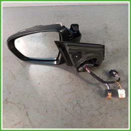 Specchio Specchietto Retrovisore Sinistro SX Nero Peugeot 3008 2 Serie 2020-2023  Originale Usato
