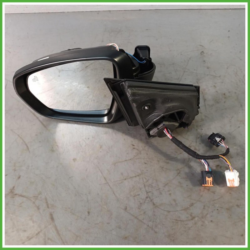 Specchio Specchietto Retrovisore Sinistro SX Nero Peugeot 3008 2 Serie 2020-2023  Originale Usato